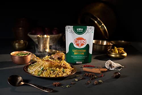 Curryit Ready To Cook Hyderabadi & Lucknowi Biryani Indian Masala Gravy | Made With Ghee Combo Pack (250Gx2) | Ready In 30 Minut