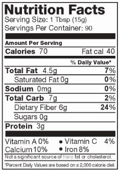 Certified Organic Chia Seeds | Triple Cleaned In Usa | Cold Stored | Freshly Harvested | 3 Lbs