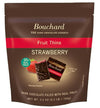 Bouchard Dark Chocolate Strawberry Thins, 5.3 OZ (Pack of 4)