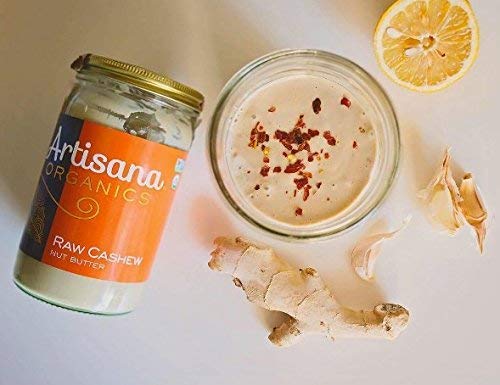 Artisana Organics Raw Cashew Butter (2 Pack) - No Sugar Added, Vegan and Paleo Friendly, Non GMO, 14oz Jar (2 Pack)