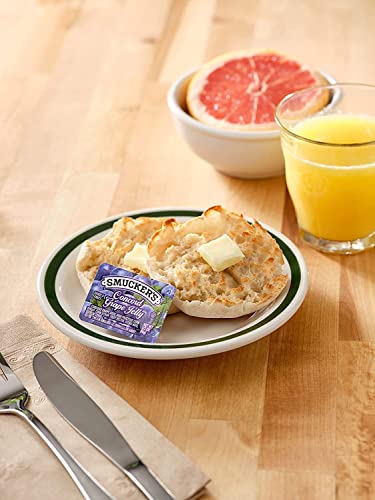 Smucker's Strawberry Jam & Mixed Fruit & Concord Grape Jelly Assortment, 0.5 oz Pack of 200 - Perfect for Spreads & Snacks