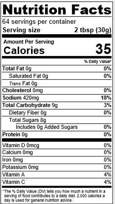 BBQ SAUCE TENNRED 1/2G (Pack of 1)