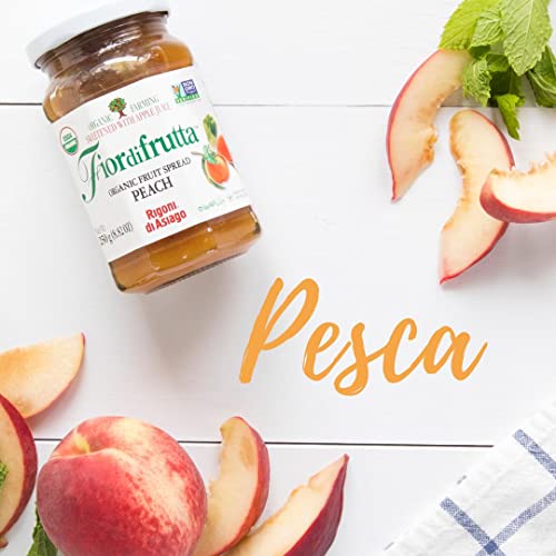 Rigoni Di Asiago Fiordifrutta Organic Fruit Spread, Peach, 6 Count