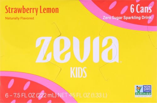 Zevia - Kidz Straw Lmaidsprk Rnk - Case Of 4-6/7.5 Fz