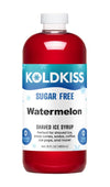 KoldKiss Sugar Free Watermelon Shaved Ice, Hawaiian Shaved Ice & Snow Cone Syrup - 16 Fl Oz Pints | Perfect for Parties, Milksha