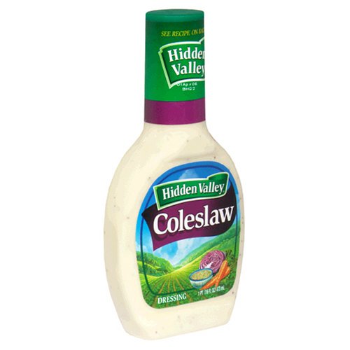 Hidden Valley Coleslaw Salad Dressing And Topping, 16 Ounce Bottle (Package May Vary)