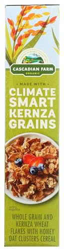 Cascadian Farm Organic Cereal Kernza, 13.3 Ounce, Climate Smart