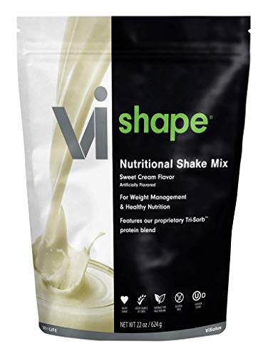 Visalus Vi Shape Nutritional Shake Mix Sweet Cream Flavor | 22Oz (1 Bag, 24 Servings)