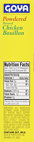 Goya Foods Powdered Chicken Flavored Bouillion, 7.05 Ounce (Pack Of 18), (Spk-31766)