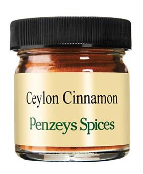 Ceylon Cinnamon Ground By Penzeys Spices .7 oz 1/4 cup jar (Pack of 1)