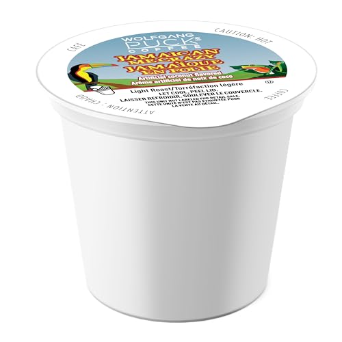 Wolfgang Puck Jamaican Me Crazy, Flavored, Light Roast Coffee, Keurig K-Cup Brewer Compatible Pods, 120 Count (Pack Of 1)
