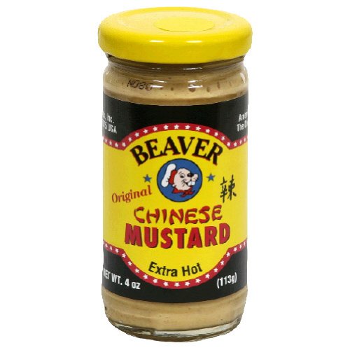 Beaver Original Chinese Mustard, 4 Oz (Case Of 12)