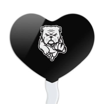 GRAPHICS & MORE Cupcake Picks Set of 6, Acrylic, Heart Love Design, Tspirit-inspired flavoran State University