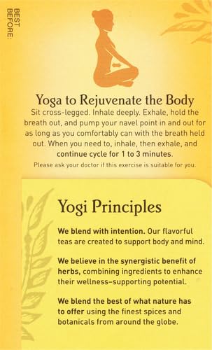 Yogi Tea Lemon Ginger Tea Bags, 16 Ct