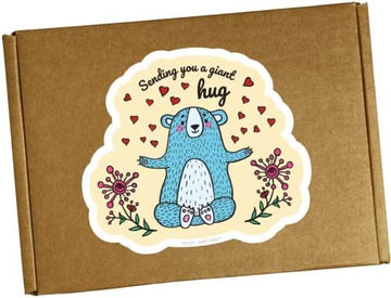 Hangry Kits Sending A Giant Hug Gifts For Men And Women - Send-A-Hug Gift Basket Care Package For Men, To A Friend Or Loved One