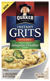 Quaker Grits Jalapeno Cheddar, Hot & Spicy 11.8 Ounce (2 Pack)