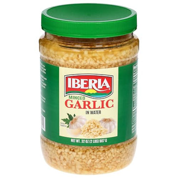 Iberia Minced Garlic In Water 32 Ounce