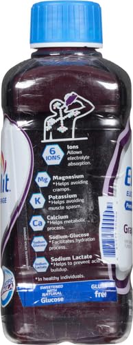Electrolit Electrolyte Hydration & Recovery Drink, 21oz, ZERO Berry Blast, 12 Pack