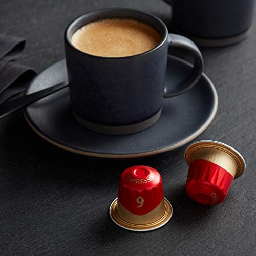 Peets Coffee Medium Roast Espresso Pods, Crema Scura, 100 Count (10 Boxes of 10 compact pieces), Red, Model 513527