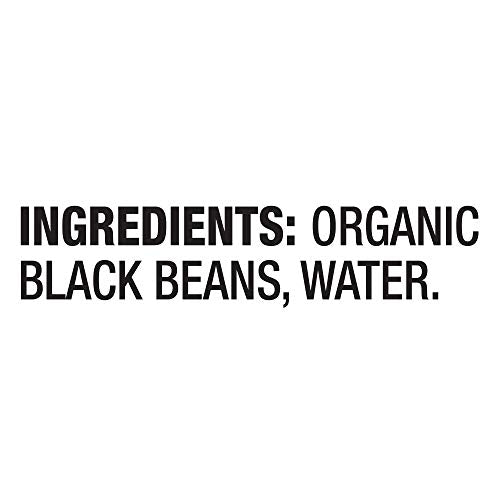 Westbrae Natural Organic Black Beans, No Salt Added, 25 Oz (Pack Of 12)