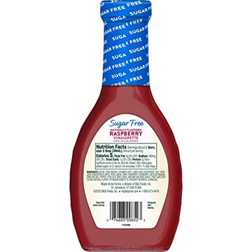 Maple Grove Farms Sugar Free Salad Dressing, Raspberry Vinaigrette, 8 Ounce (Pack Of 12)