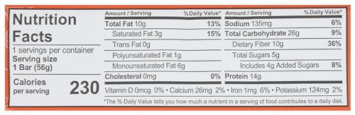 ALOHA Organic Plant Based Protein Bars, Peanut Butter Cup , 1.98-Ounce Bars, (Pack of 5)