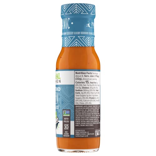 Primal Kitchen Organic Carolina Gold BBQ Sauce, 8.5 oz, Gluten-Free, No Added Sugar