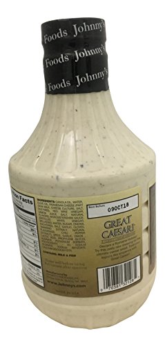 Johnny's Great Caesar Dressing, 32 Fl Oz Bottle - Classic Flavor, Perfect for Salads and Dips