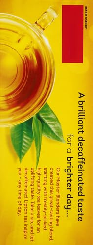 Lipton Black Tea Bags, Decaffeinated, 50 Ct