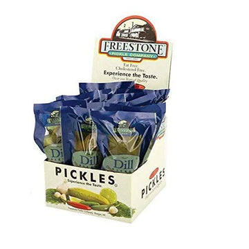 Freestone Pickle Company Jumbo Dill Pickles, Individually Wrapped, 12 Count