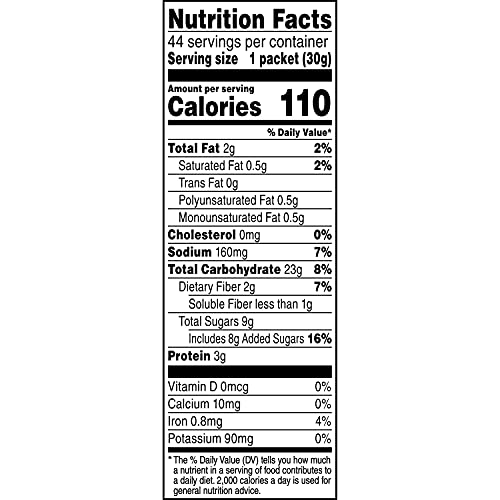 Quaker Instant Oatmeal, Peaches & Cream, 1.05oz, 44 Counts (Pack of 1)