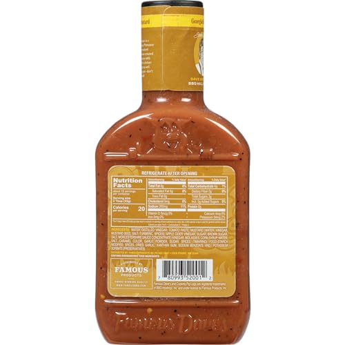 Famous Dave's - 6 pck, Georgia Mustard BBQ Sauce (105 oz.)