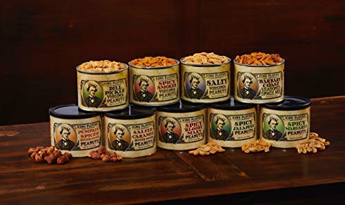 King Floyds Dill Pickle Virginia Peanuts, Salted Dill Flavor, 10 oz Resealable Tin