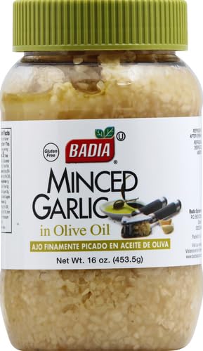 Badia Spices Inc Spice, Minced Garlic/Oil, 16 Ounce