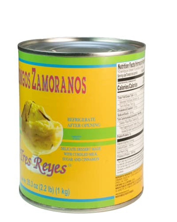 Tres Reyes Authentic Mexican Chongos Zamoranos Candy - Irresistible Mexican Delight, 35.3Oz (2.2Lb)