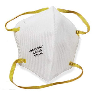 Makrite Sekura N95 Foldable Particulate Respirator Mask, Niosh Certified, M/L Size (Box Of 40 Masks)