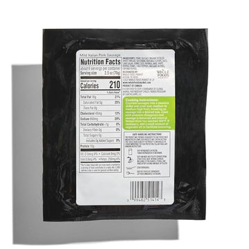 365 By Whole Foods Market, Pork Sausage, Mild Italian, Step 1, 16 Ounce