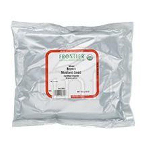 Frontier Bulk Whole Certified Organic Mustard Seed, Brown, 1 Lb