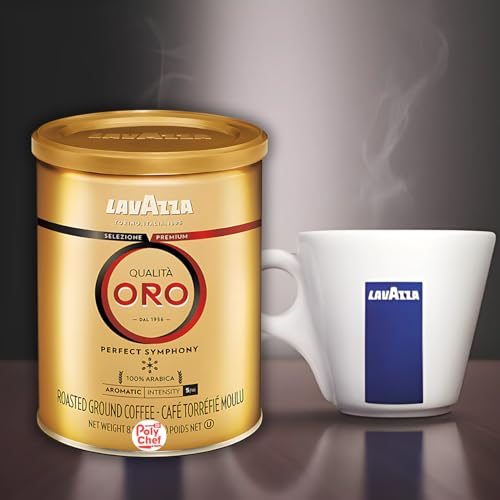 Lavazza Qualita Oro Ground Coffee, 8.8 Ounce (Pack of 1) - Packaging May Vary