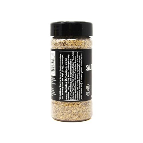 Badia Salt Pepper Garlic Seasoning 6.5 oz - All Purpose Spice Blend for Rubs Beef Chicken Steak Vegetables - Gluten Free No MSG