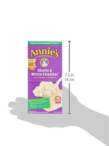 Macaroni & Cheese, Shells & White Cheddar, 6 Oz (170 G), Annie'S Homegrown