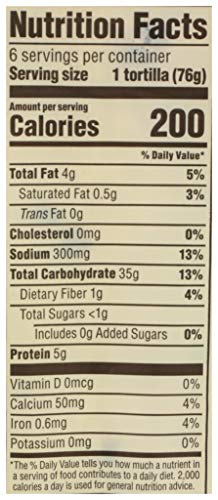 365 by Whole Foods Market, Tortillas, Flour - Burrito Size (6 Tortillas), 16 Ounce