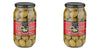 2 Pack Of Tassos All Natural Double Stuffed Jalapeno And Garlic Super Mammoth Olives (2X35.27 Oz.)