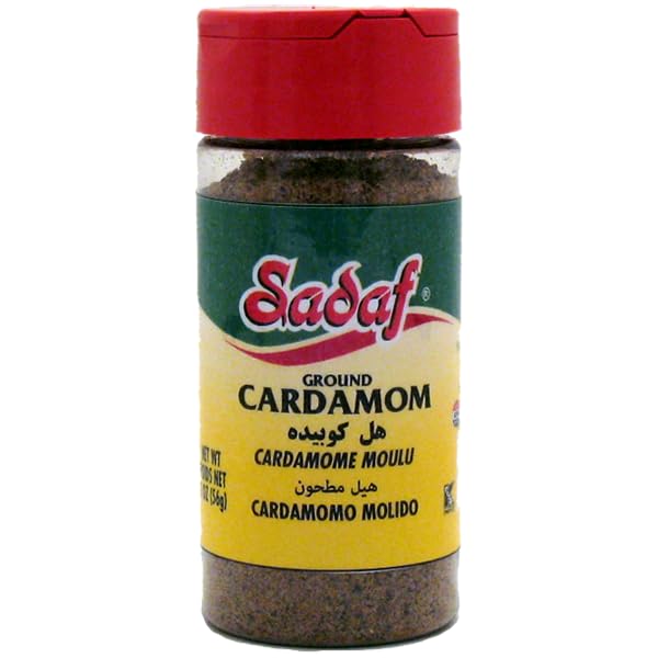 Sadaf Green Cardamom Powder - Ground Cardamom for Cooking and Food Flavoring - Middle Eastern Cuisine - Cardamomo Verde - Kosher