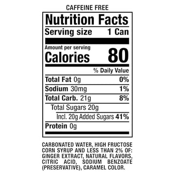 Canada Dry Ginger Ale Soda 7.5 fl oz cans 6 pack