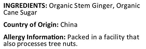 Anna And Sarah Organic Dried Crystallized Ginger In Resealable Bag, 3 Lbs