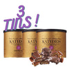 Kathryn Beich Katydids Candy Milk Chocolate Caramel Pecan Clusters, Pack of 3 Tins, 8 Ounces