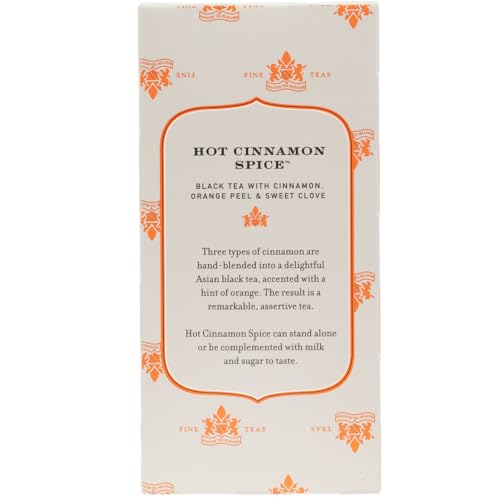 Harney & Sons Black Tea Bags Hot Cinnamon Spice 20 Count
