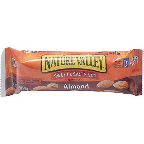 Nature Valley Granola Bars, Sweet & Salty Nut Almond Cereal, 1.2 Oz Bar (Pack Of 16)