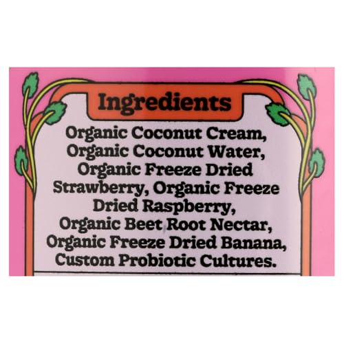 The Coconut Cult, Organic Harvest Strawberry Coconut Yogurt, 8 Oz